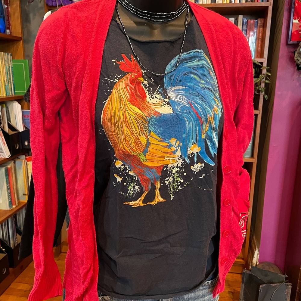 Northern Outpost Rooster Shirt Sz M, Modified - Picture 6 of 7